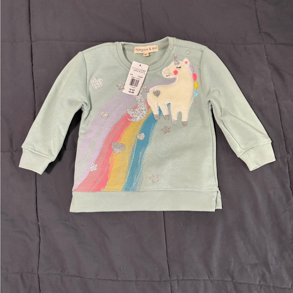 Magnolia Kids Pastel Unicorn Sweatshirt